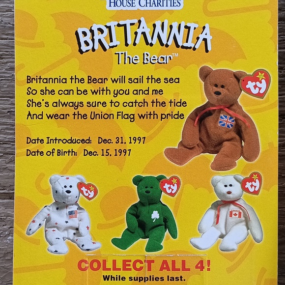 BNWT EXTREMLEY RARE. VINTAGE 1996-1998 Ronald McDonald House Charities - Picture 9 of 9